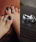Silver toe-rings