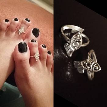 Silver toe-rings 1