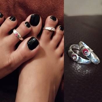 Silver toe-rings 1