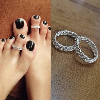 Silver toe-rings 1