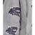 Grey Printed synthetic unstitched salwar with dupatta