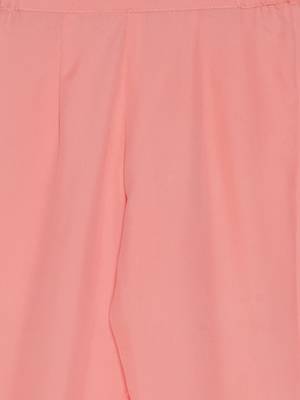 Pink Embroidered Net Kids Salwar Suits 4