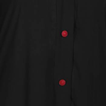 Front Open Dual Color Black And Maroon Crepe Solid Abaya With Hijab 3