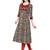 MEHROON Women's Cotton Kalamkari Print Anarkali Kurta