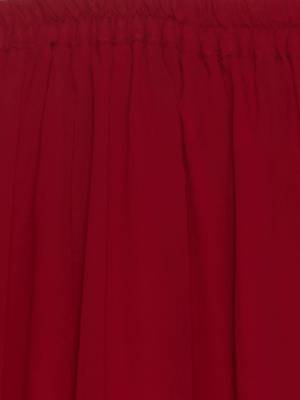 Maroon Embroidered Faux Georgette Stitched Lehenga 4