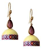 Sandal Quilled Jhumkas