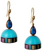 Light Blue Quilled Jhumkas