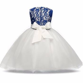 White Plain Tissue Kids Frocks 2