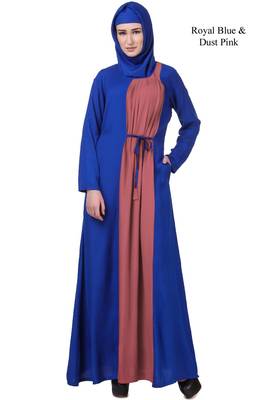 MyBatua Blue Rayon Habiba Abaya 1