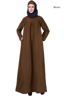 MyBatua Brown Kashibo Latifa Maternity Abaya 1