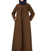 MyBatua Brown Kashibo Latifa Maternity Abaya
