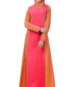 MyBatua Pink Crepe Nadirah Abaya