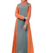 MyBatua Grey Crepe Nadirah Abaya
