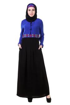 MyBatua Black Crepe Aadila Abaya