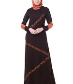 MyBatua Black Rayon Rasmiyah Abaya