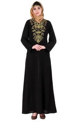 MyBatua Brown Kashibo Humaira Maternity Abaya 1