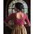 Collar Neck Ajrak Blouse With Keyhole