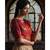 Red Kalamkari Blouse With Back Keyhole