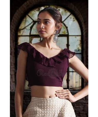 Backless Georgette Blouse 1