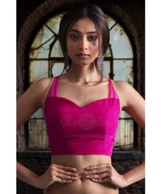 Sleeveless Velvet Back Net Blouse 1
