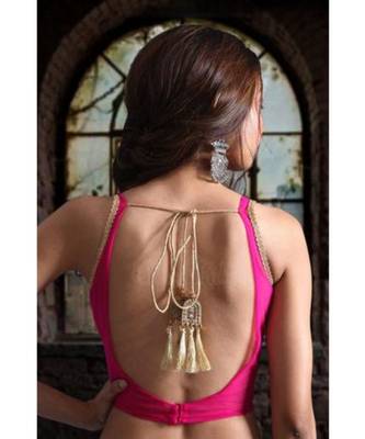 Sleeveless Velvet Back Net Blouse 3