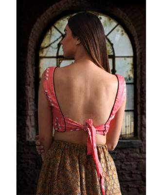 Digital Printed Crepe Blouse 3