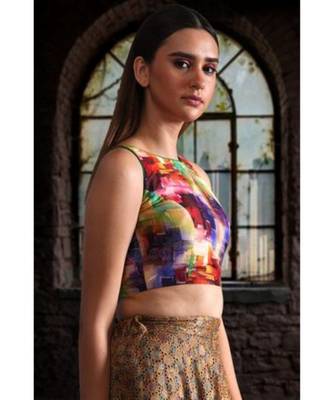 Digital Printed Crepe Blouse 2