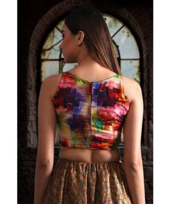 Digital Printed Crepe Blouse 3