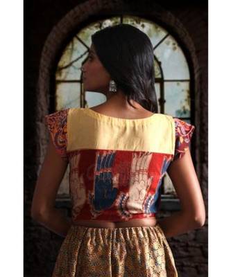 Cotton Kalamkari Blouse 3