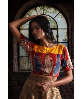 Cotton Kalamkari Blouse 1