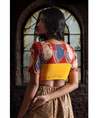 Cotton Kalamkari Blouse 3