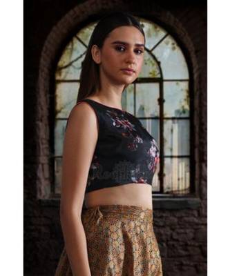 Digital Printed Sleeveless Blouse 2
