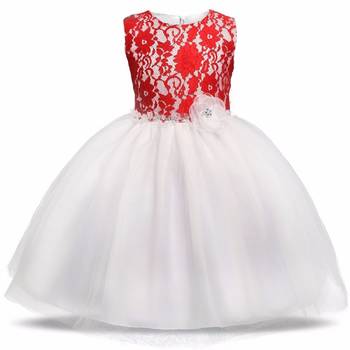White Plain Tissue Kids Frocks 1