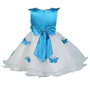 White Plain Net Kids Frocks 2