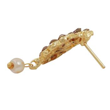 Pearl Drop Choker Necklace Set for Women 4