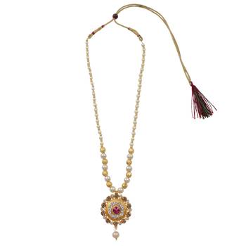Mini Gayatri MOTI  Necklace Set For Womens And Girls 2