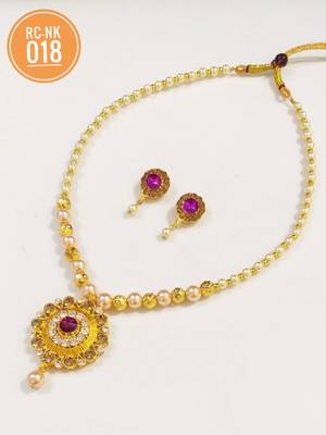 Mini Gayatri MOTI  Necklace Set For Womens And Girls 3