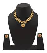 Maharashtrian Kolhapuri Saaj Gold Plated Strand Traditional Necklace Set for Women and Girls