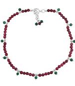 Multicolor Quartz   Anklets