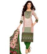 Multicolor Printed Lawn Cotton Unstitched Salwar With Dupatta