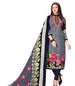 Multicolor Printed Lawn Unstitched Salwar With Dupatta