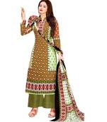 Multicolor Printed Lawn Unstitched Salwar With Dupatta