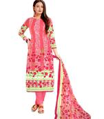 Multicolor Printed Lawn Unstitched Salwar With Dupatta