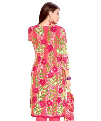 Multicolor Printed Lawn Unstitched Salwar With Dupatta 2