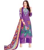 Multicolor Printed Lawn Unstitched Salwar With Dupatta