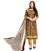 Multicolor Printed Lawn Unstitched Salwar With Dupatta
