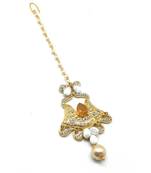 Yellow Gold Plated Maang Tikka