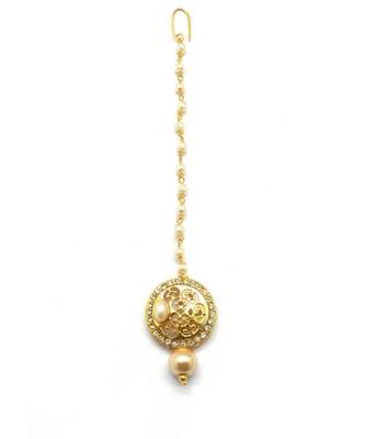 White Gold Plated Maang Tikka 2