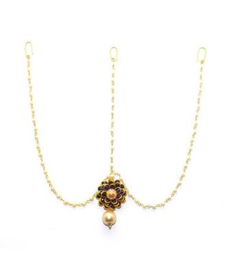 Blue Gold Plated Maang Tikka 1