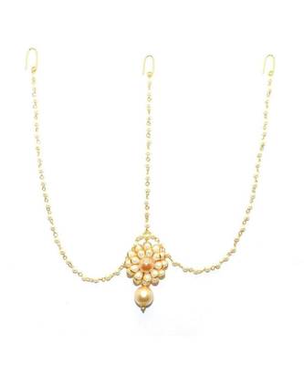 White Gold Plated Maang Tikka 2